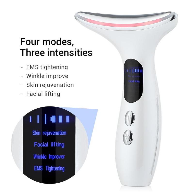 Radio Frequency Skin Stretching Machine, Summer Wireless RF Skin Tightening Machine, Multi-functional Facial Beauty Instrument, Tightening Skin, Neck Lifting & Firming RF Beauty Massager