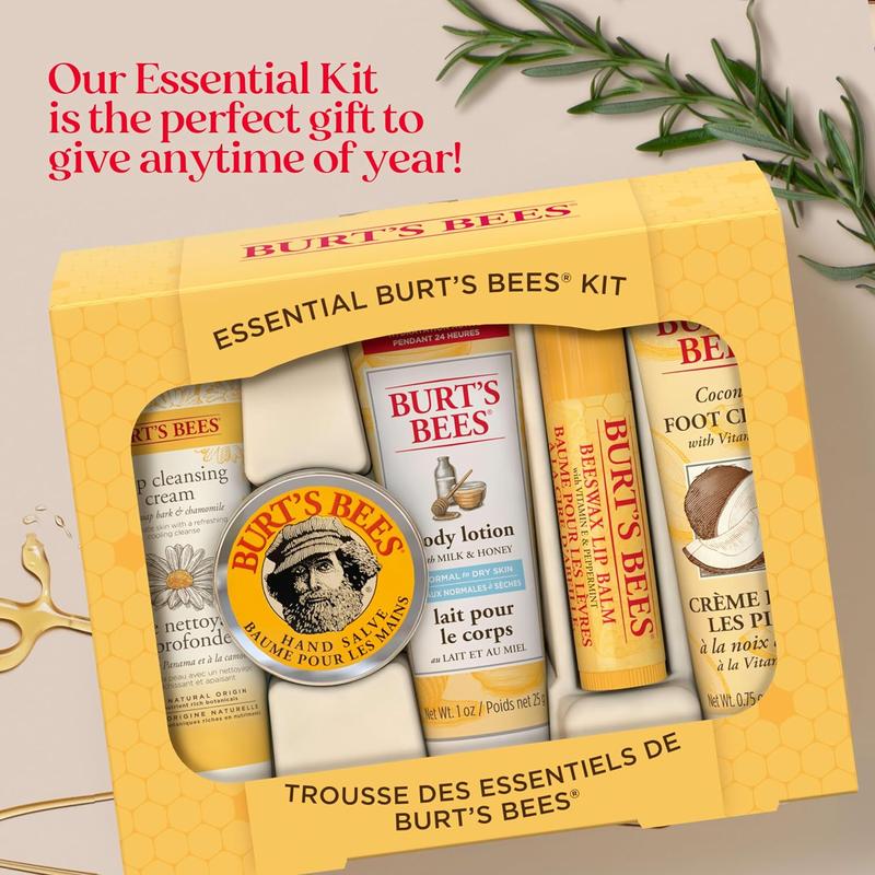 Burt’S Bees Christmas Gifts, Mask Bundle Stocking Stuffers Gift Set; Moisturizing Lip Mask, Ultra Conditioning Lip Balm, Refreshing Sheet Mask, Calming Sheet Mask; Festive Packaging; 1 Gift Set Burt's Bees Burt's Bees Burt's Bees Burt's Bees Burt's Bees