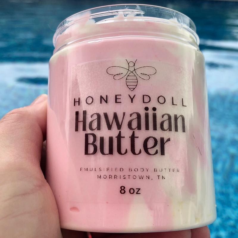 Hawaiian Butter Emulsified Body Butter - Juicy Pineapple & Coconut Scented - Body Care