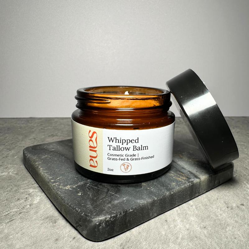 Sana Cosmetic Whipped Tallow Balm- Soothe, Relief, and Hyrdate Skin Naturally