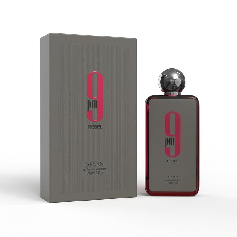 Afnan 9 PM Rebel Unisex Eau De Parfum, 100ml (3.4 oz) - Fragrance for Men and Women | Long Lasting fragrance.