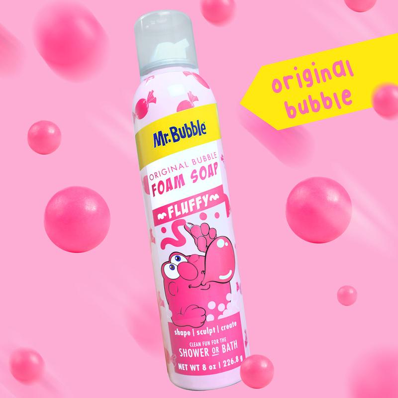 Mr. Bubble Original Foam Bath Soap, Signature Bubblegum Scent, 8 oz. Body Care Body Wash