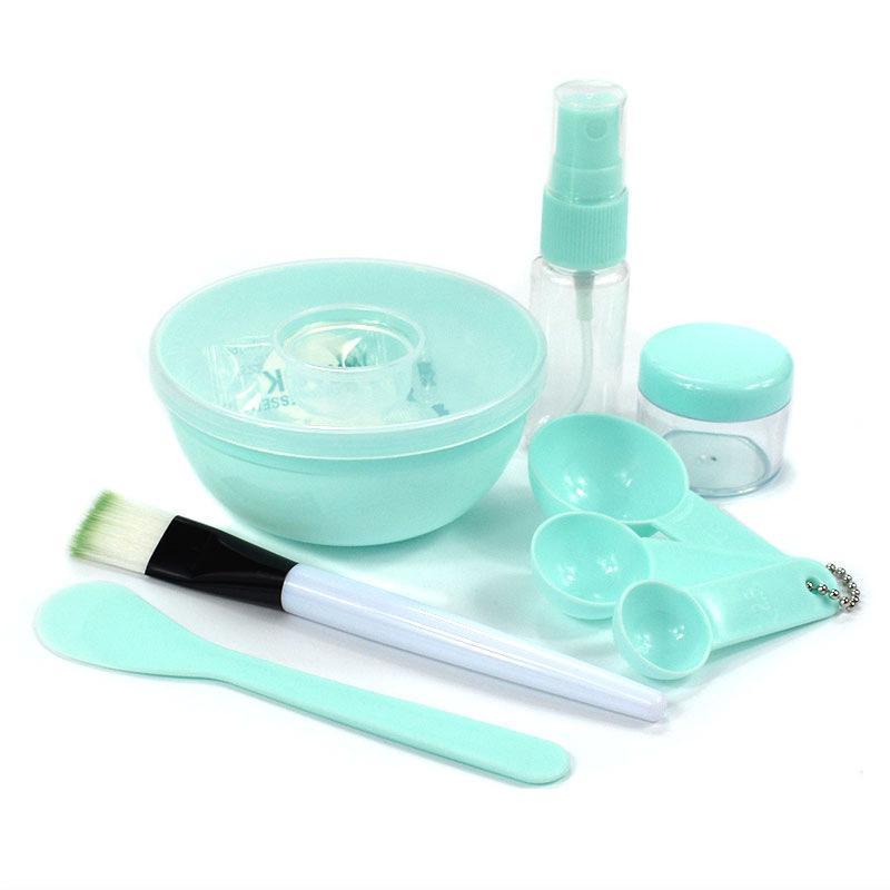 Skincare Tool Set, 9 Counts set Diy Facial Mask Making Tool, Including Bowl, Brush, Spray Bottle, Etc, Suitable for Home and Salon Use