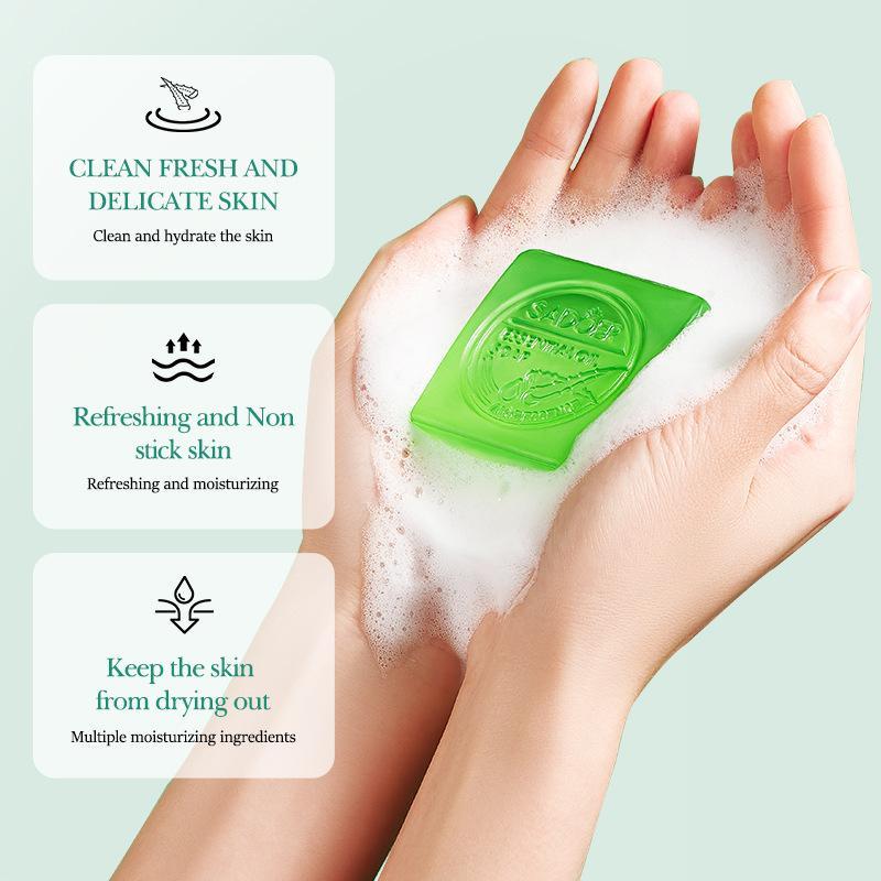 Aloe Vera Soap, Natural Soap For Body & Face, Moisturizing & Soothing Soap For All Skin Types