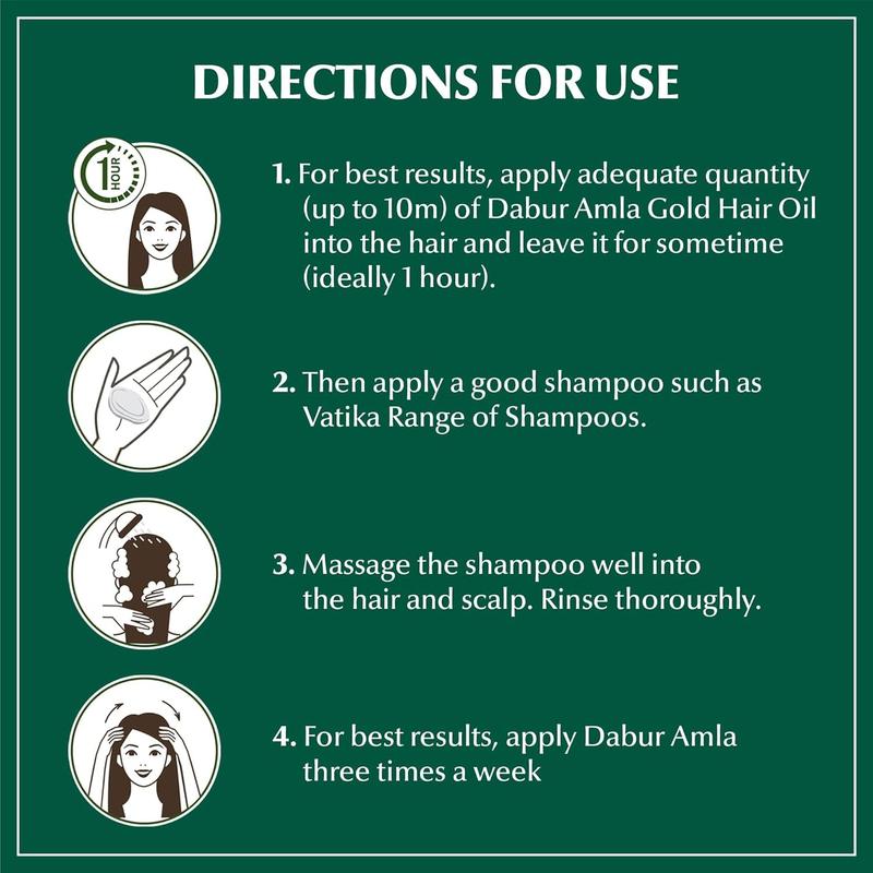 Dabur Amla Hair Oil - Nourishing Indian Oil for Men & Women, for Healthy, Moisturized Hair and Scalp (300ml)