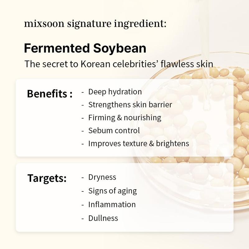 mixsoon Bean Essence & Soybean Milk Pad Set - Natural Fermented Soybean Extract for Deep Hydration, Moisture and Skin Nourishment | Glass Skin Korean Skincare