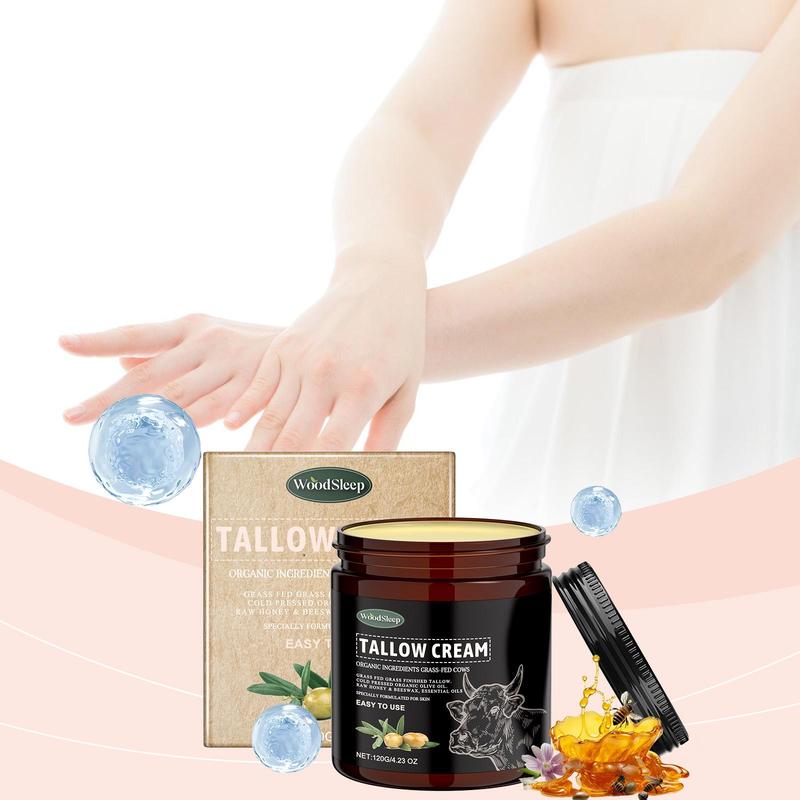 Tallow Cream, 1 Box Moisturizing Body Butter, Hydrating Skin Care Cream, Nourishing Body Care Product for Women & Men