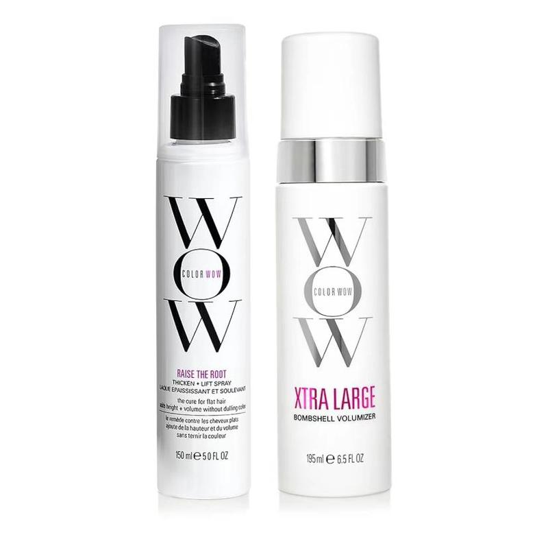 COLOR WOW Va-Va-Va-Volume Bundle - The ultimate volumizing duo for fine, thin, limp hair. Raise the Root creates all-day lift at the roots while Xtra Large adds weightless mass for thick, glossy hair.