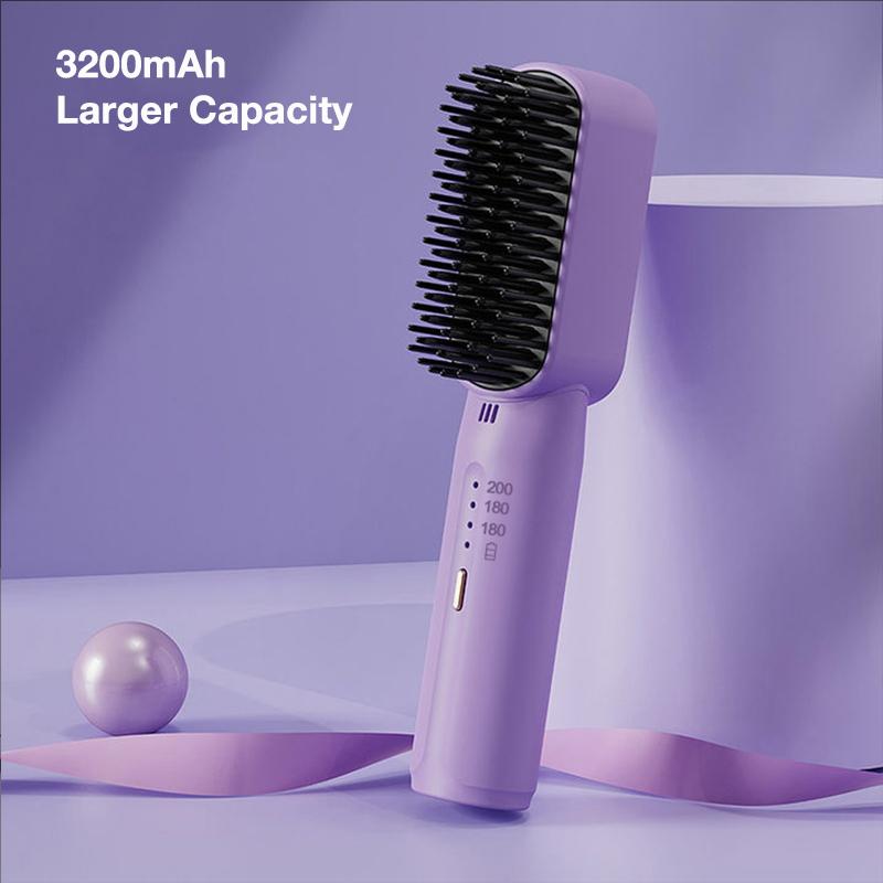 [Christmas Deals] Hair Straightener Comb Styling Tool for Frizz-Free Comfort Salon Hair waver Brush straightener