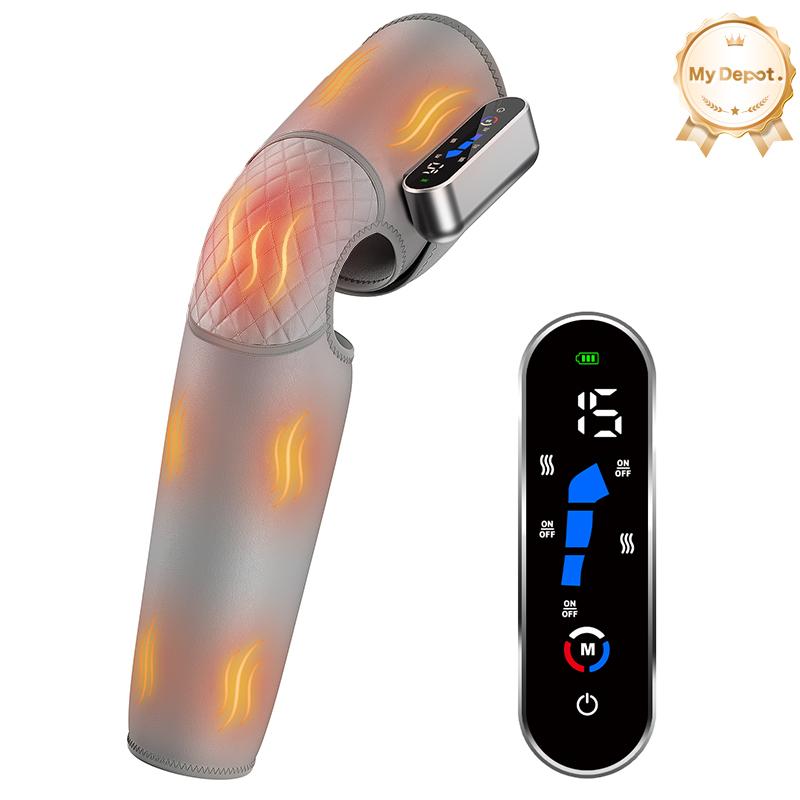 Stylish & Portable Leg Massager with Air Pressure, Heat & Controllable Function Cycle for Sports Relaxation, Comfort Christmas Gift