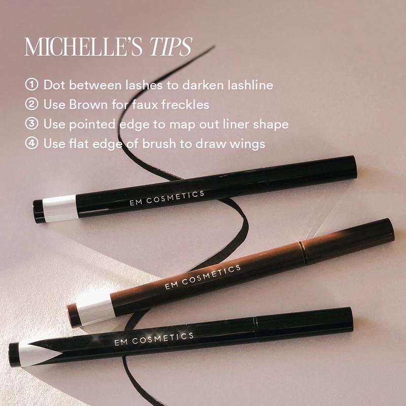 Brush Tip Illustrative Eyeliner