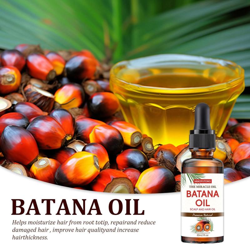 Batana Oil Hair Care Essential Oil, 2 Boxes Deep Moisturizing Hair Scalp Conditioner, Nourishing and Smoothing Hair Care Product for All Hair Types