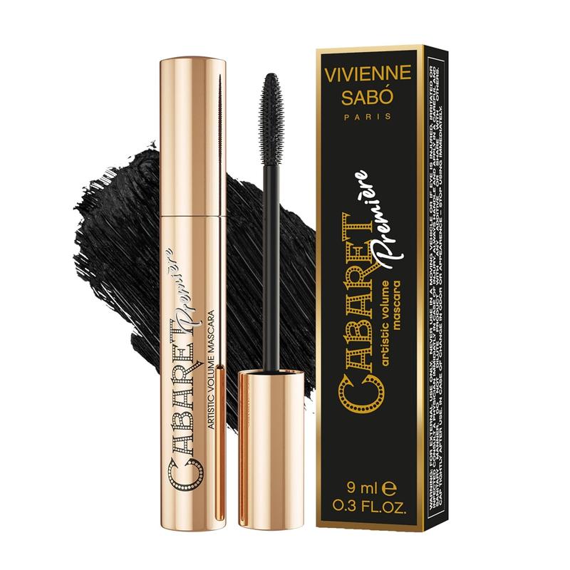 Cabaret Lash-Lengthening Black Mascara, Perfectly Defined Lashes, Made in Europe, Cruelty Free Lightweight Makeup Long Lasting Cosmetic