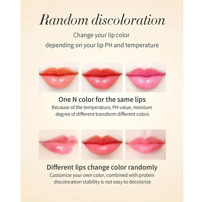 Temperature Color Changing Lipsticks, 3 Counts set Moisturizing Long Lasting Floral Lip Balm, Hydrating Lip Gloss for Girls & Women