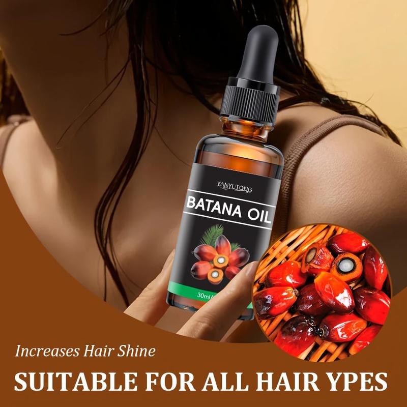 Batana Essential Hair Care Massage Oils, 3 Counts Hair Care & Styling Products For Making Thin Hair Look Thicker