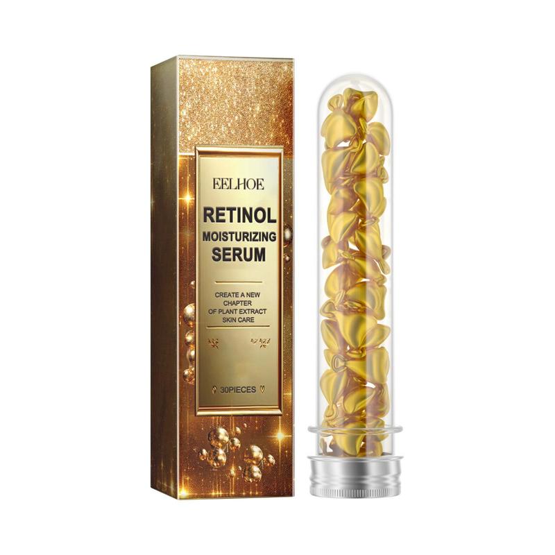 Retinol Moisturizing Facial Serum, 30pcs box Hydrating & Firming Facial Essence, Face Skin Care Product for Women & Men