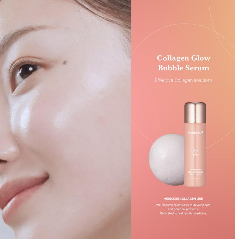 [Medicube Official] Collagen Glow Bubble Serum | Collagen Bubbles |  Bubble Skincare glass glow Kbeauty Korean Skincare