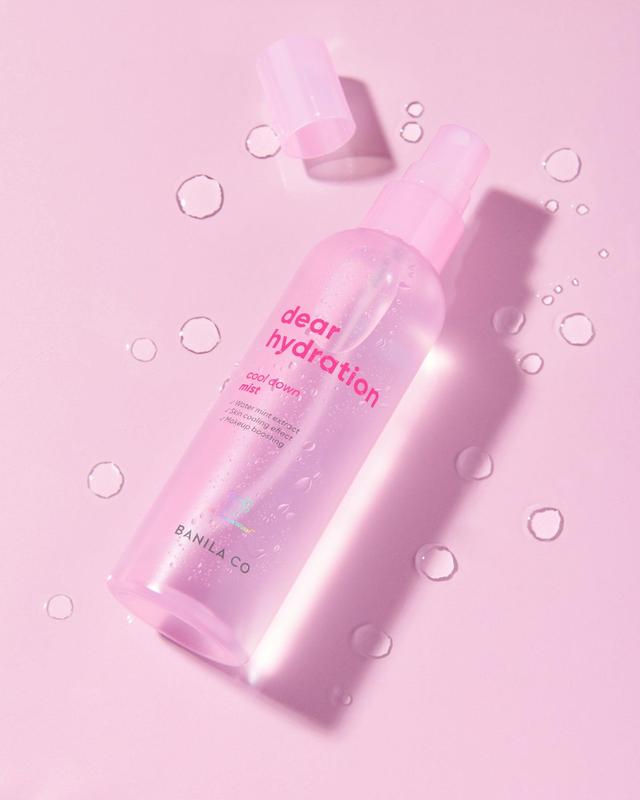 Dear Hydration Cool Down Mist - 100g, Korean Skincare for Moisture & Radiant Glow, Pink Cactus Water & Antioxidants - Moisturizer Oil Yeast