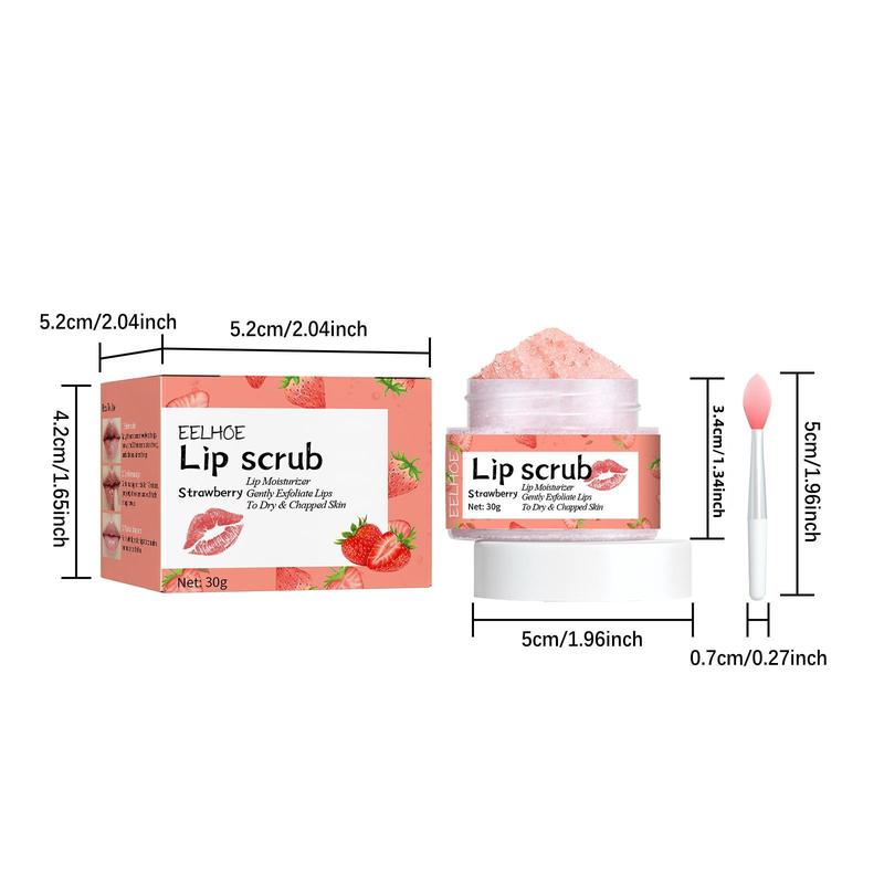 Moisturizing Gentle Lip Scrub, Hydrating & Exfoliating Lip Care Lip Moisturizer, Beauty & Personal Lip Care Product