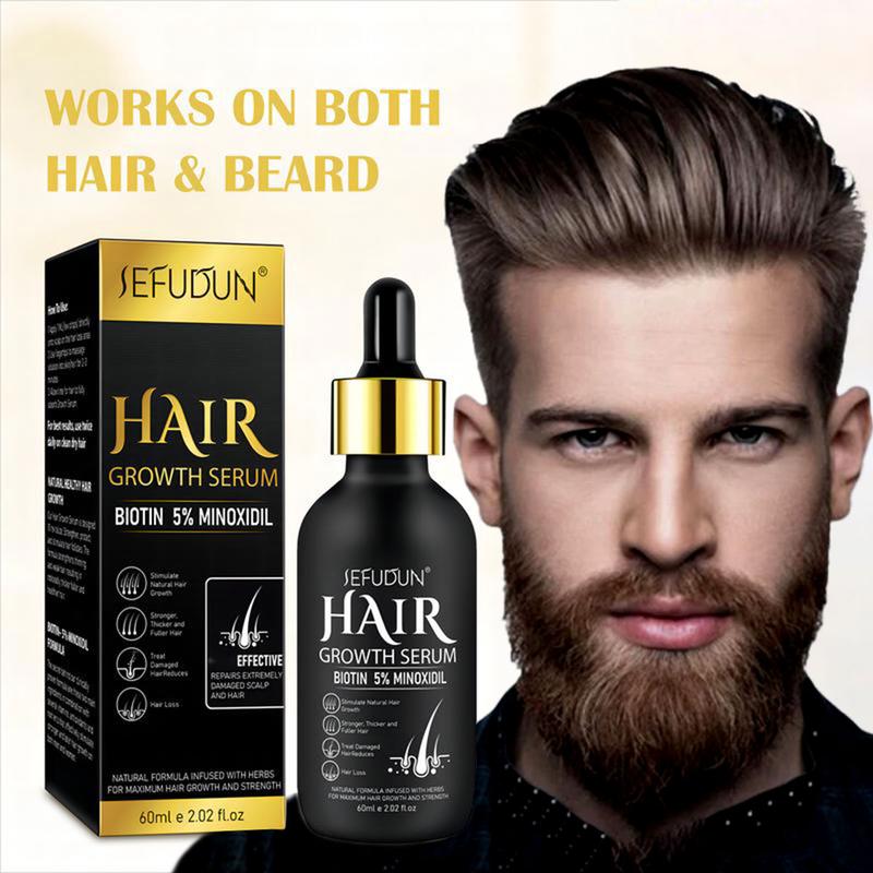 SEFUDUN Μinoxidil Hair Serum for Men & Women - Boosts Hair Health and Thickens for Growth