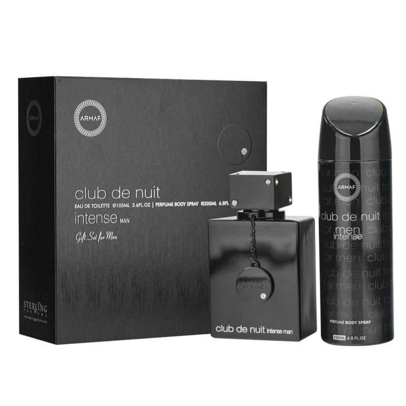 ARMAF SET CLUB DE NUIT INTENSE MEN 3,6 OZ + BODY SPRAY FOR MEN