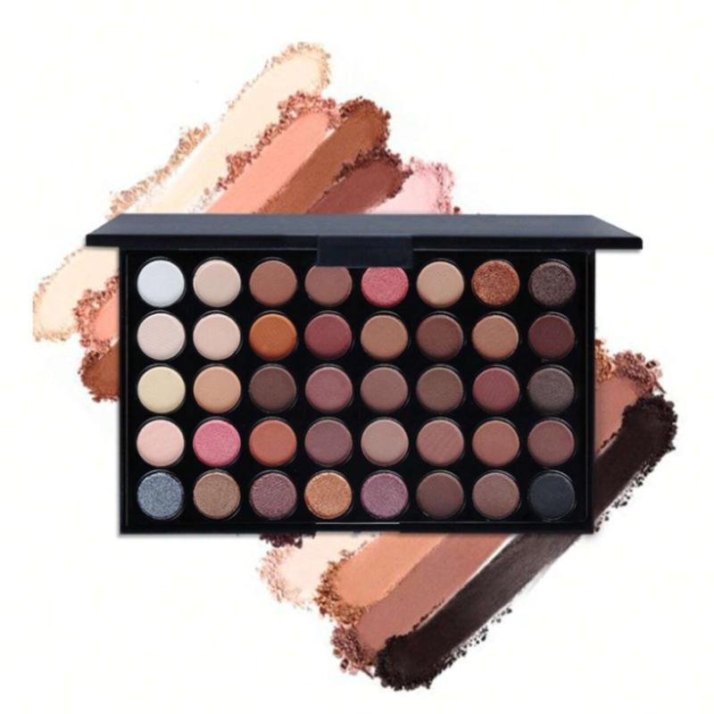 40-Color Eyeshadow Palette, Shimmer Pigment Eye Makeup Set For Party, Stage & daily