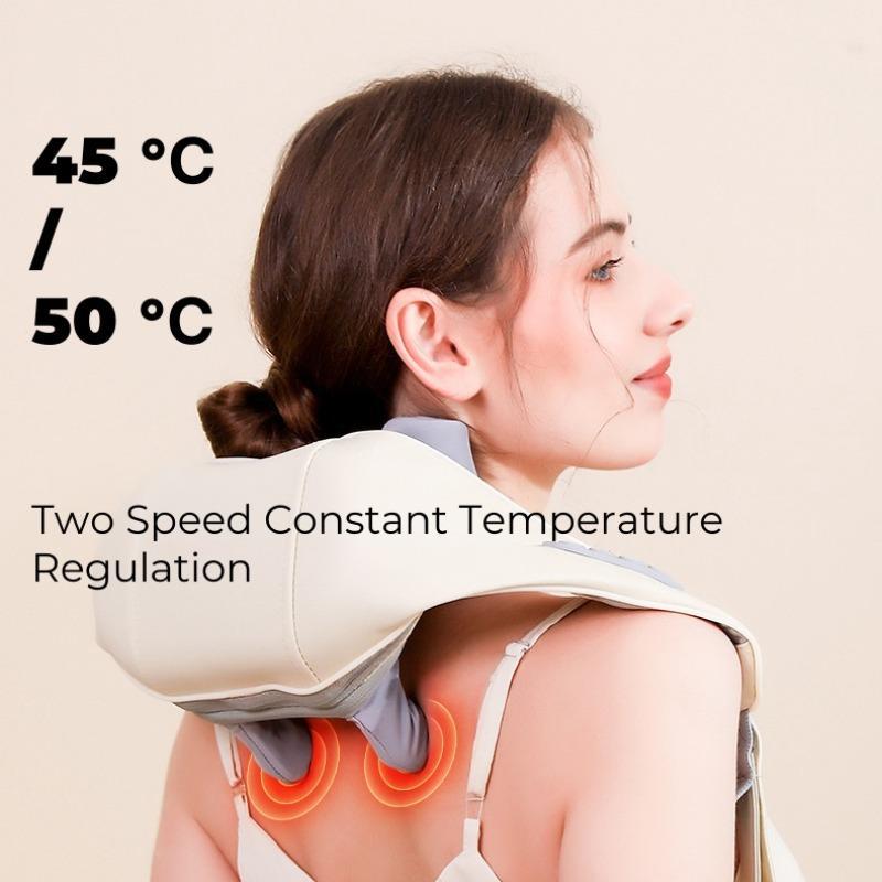 Electric Neck & Shoulder Massager, 1 Box Cordless Heated Neck Massager, Professional Neck & Shoulder Relaxation Tool for Women & Men, Massagers Neck and Shoulder