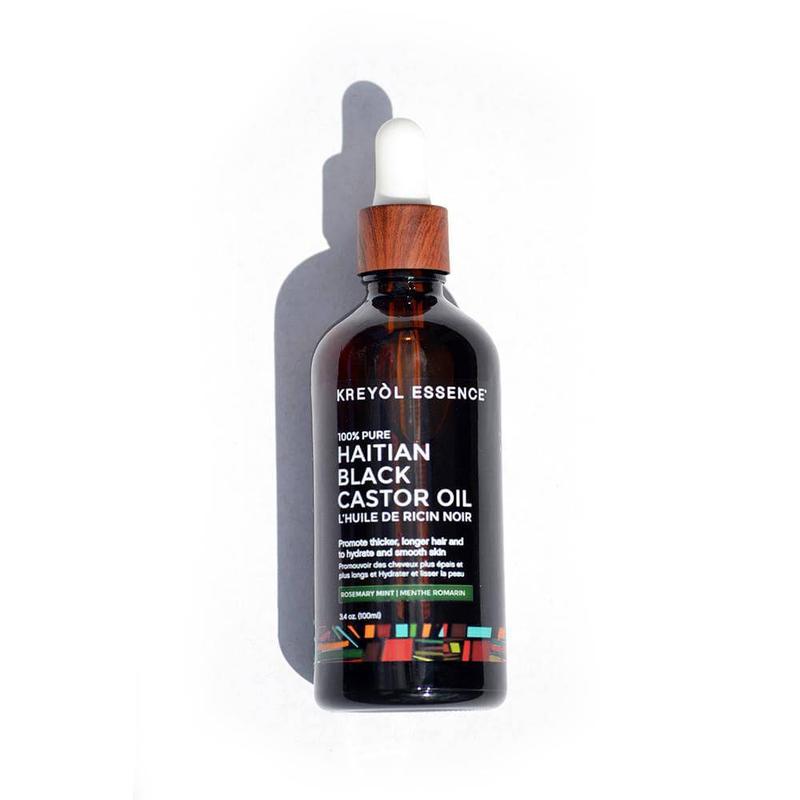 Haitian Black Castor Oil: Rosemary Peppermint (2.0oz) Super Size