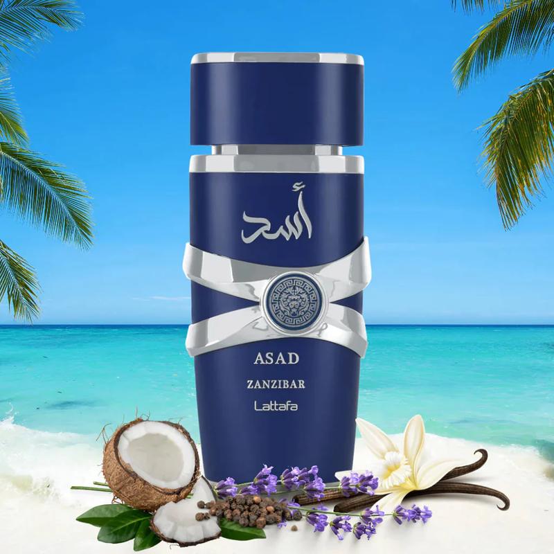 Asad Zanzibar Perfume by Lattafa 3.4oz (100ml) Eau de Parfum EDP For Unisex