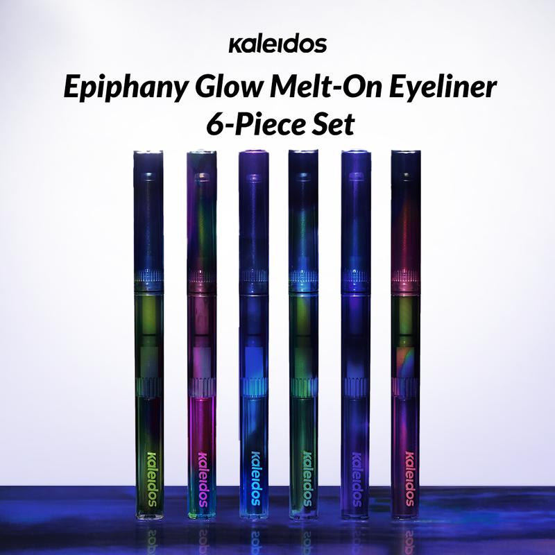 Epiphany Glow Melt-On Eyeliner 6-Piece Set | Multichrome, Waterproof, Long-Lasting