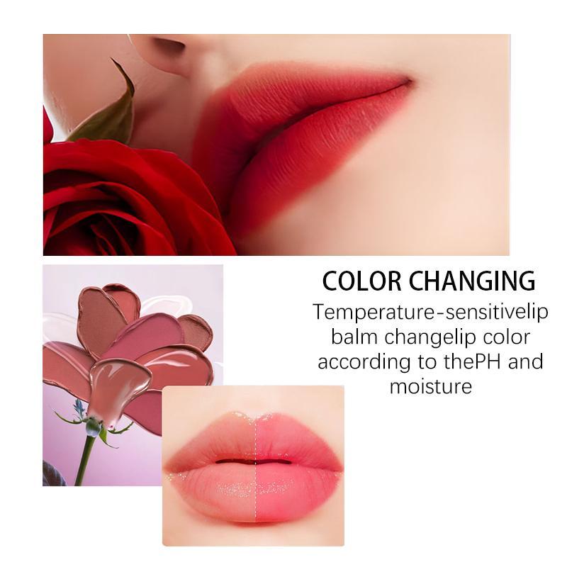 Natural Look Color Changing Lipstick Kit, 3 Counts set Moisturizing Tinted Lip Balm, Easy Coloring Lip Sticks, Girls & Women Makeup Accessories, Lip Makeup Products, Birthday Gifts