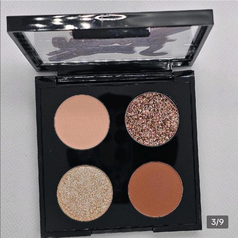 Custom Eyeshadow Palette: Pick your favorite eyeshadow colors live to build your own custom eyeshadow palette. This palette will come with your name as the logo. Makeup Pallete Cosmetic