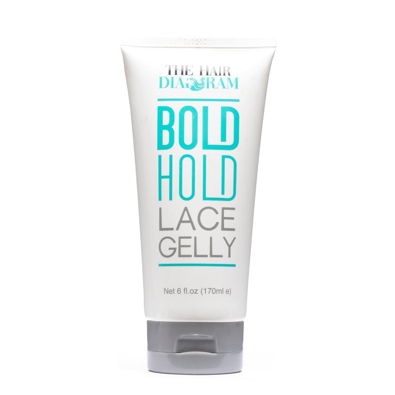 Bold Hold Lace Gelly - Temporary Hold Gel for Wigs and Baby Hair by The Hair Diagram