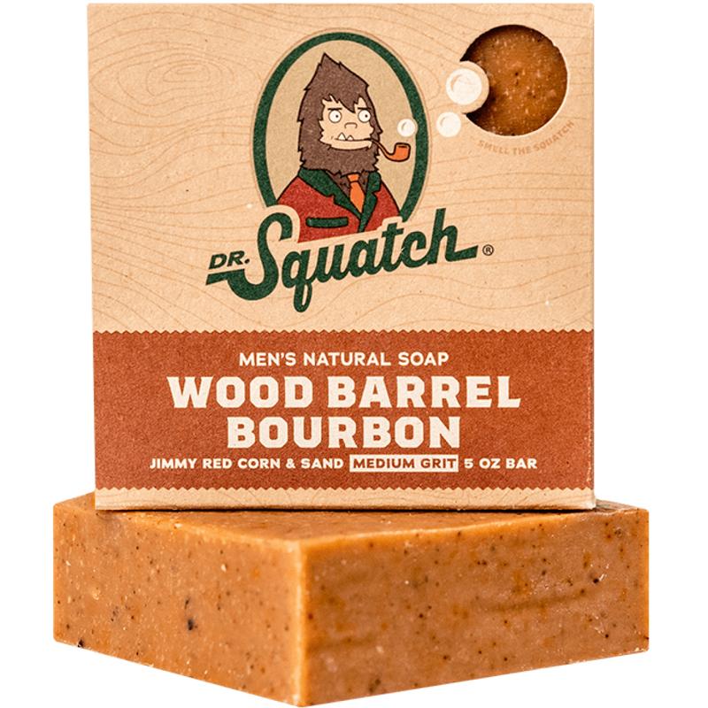 Dr. Squatch - Wood Barrel Bourbon Bar Soap