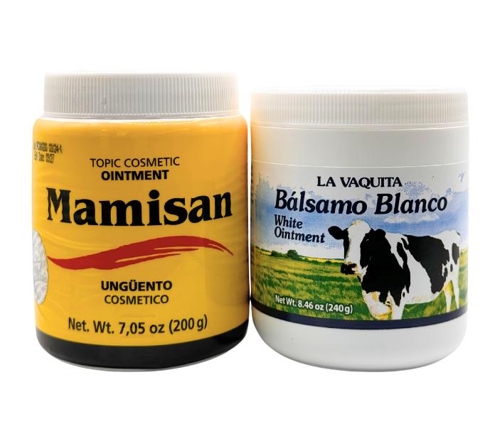 VAQUITA BALSAMO BLANCO 240G COMBO WITH MAMISAN 200G- MOISTURIZING AND REPIRING SKIN CARE HYDRIATING OINTMENT - MOISTURE Body Care Hydrating