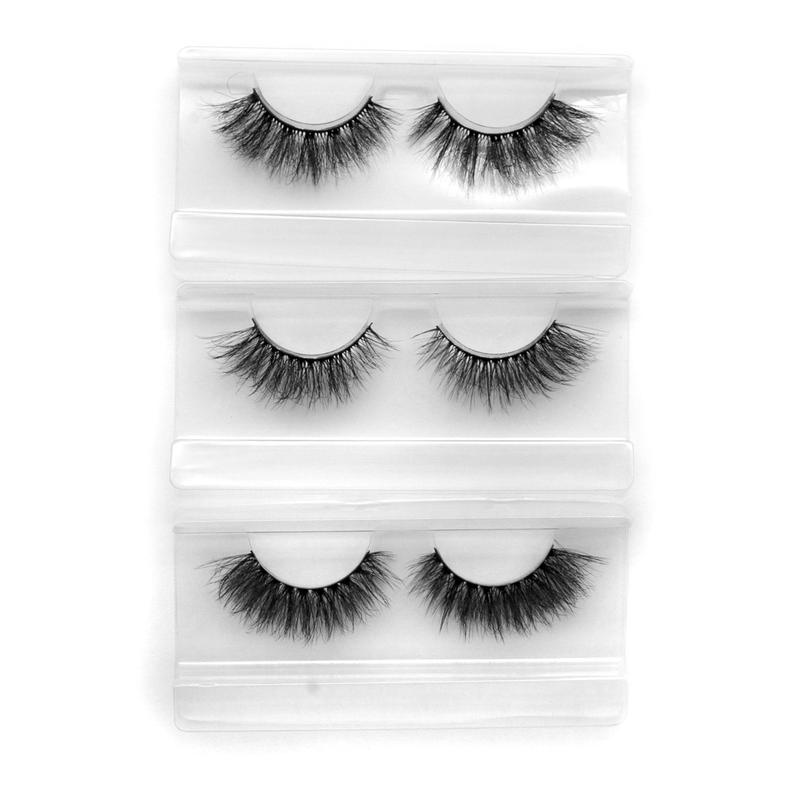 Fluffy False Eyelashes, 18 Pairs Natural Faux Lashes, Volumized False Eyelashes for Women and Girls Makeup Enhancement,  Lash Clusters Kit Lashes Extension Kit Eyelashes Clusters