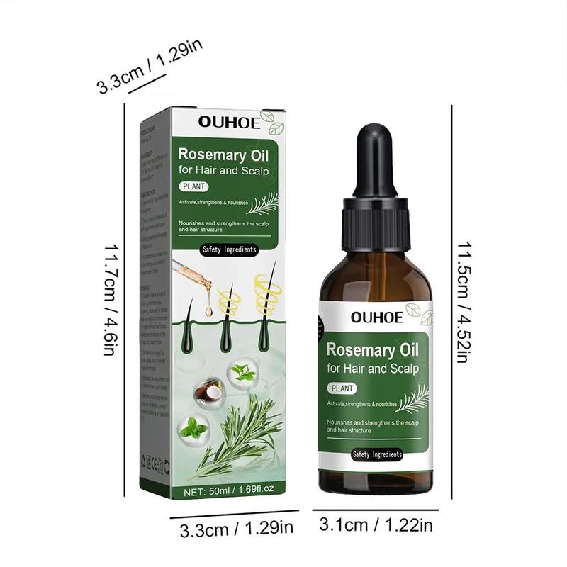 Rosemary Hair Oil, Natural Hair Care Oil, Strengthens Hair, Hair Care & Styling Product for Women & Men