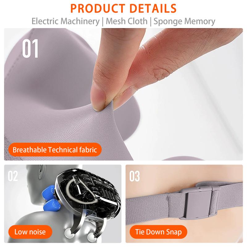 Purehealth electric neck massager 5D kneading and finger pressure massage for relieving neck and shoulder pain, holiday gift, Christmas gift