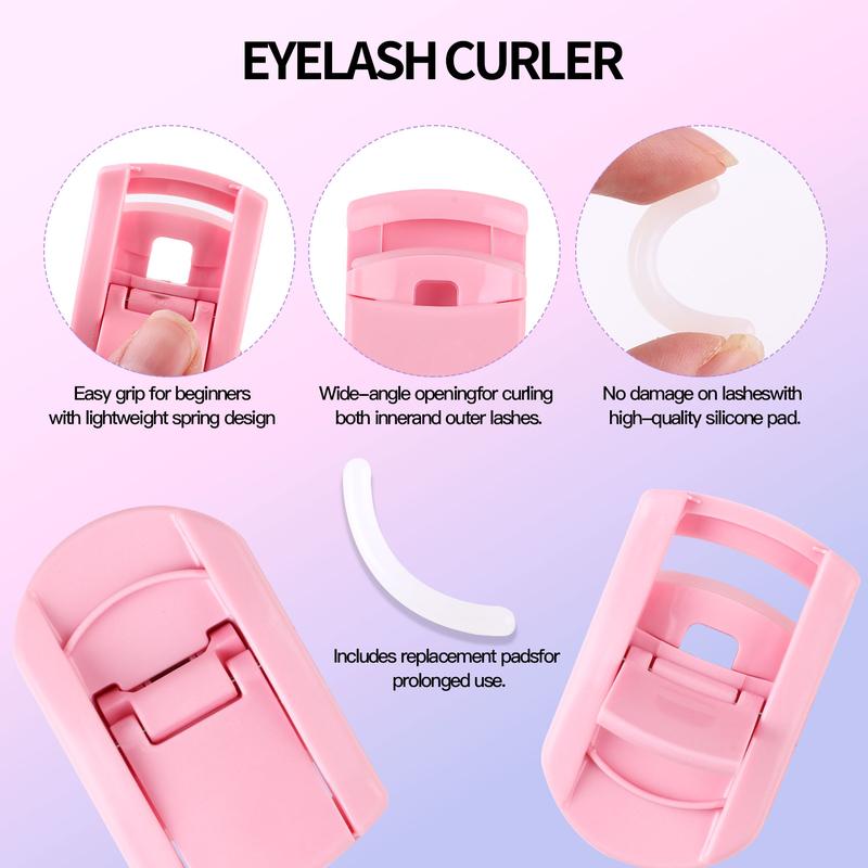 DIY Eyelash Extension Kit 280 Pieces Eyelash Cluster Kit Single Eyelash Natural 9-16mm Adhesive Seal Tweezers Eyelash Glue Remover False Eyelashes for Beginners Eyelash Extension at Home