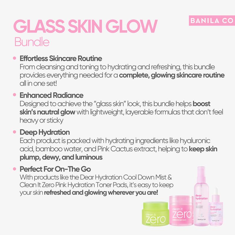 Glass Skin Glow Bundle | Hydrating & Soothing Skincare Set for Radiant, Dewy Skin