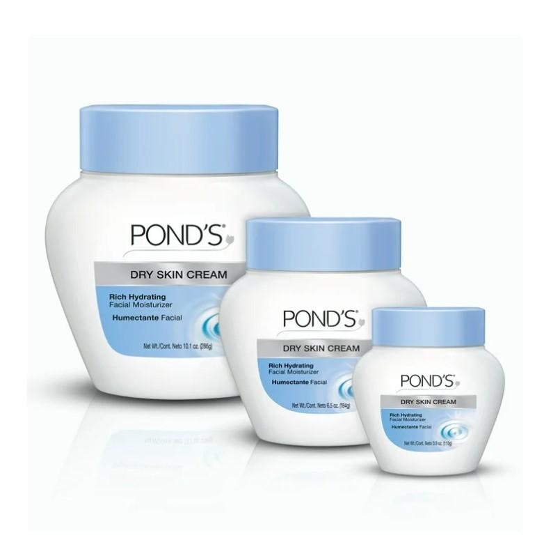 Pond’s Dry Skin Face Moisturizer Cream, Daily Facial Moisturizing 10.1 oz