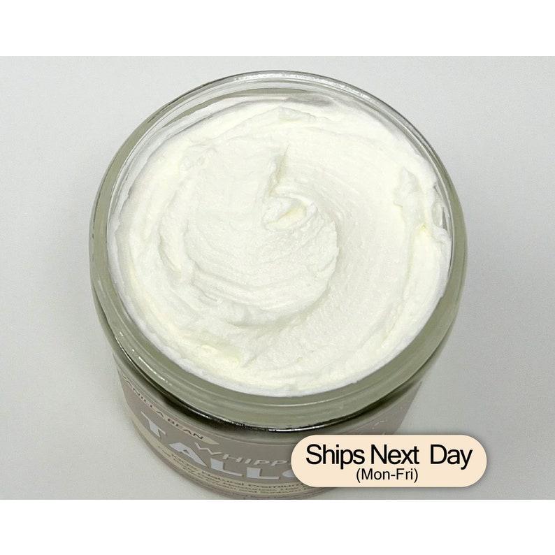 All Natural Whipped Tallow unscented Whipped Tallow, Grass fed Beef Tallow Moisturizer