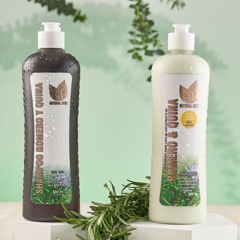 Natural Sant Rosemary Shampoo with Aloe and Biotin for Hair Repair and Growth