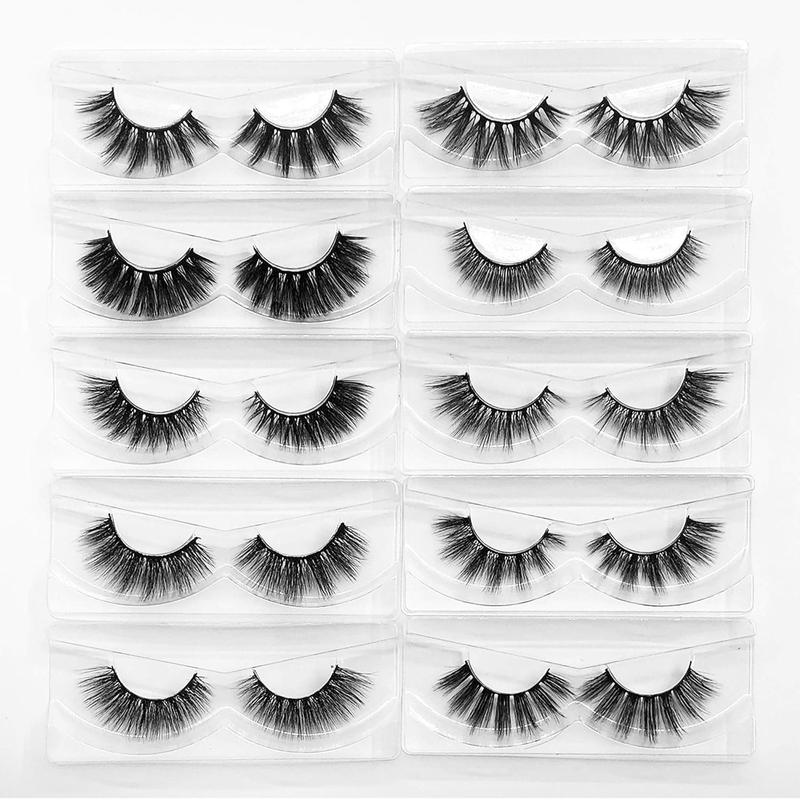 Formi False Eyelashes, 12-20mm 5D Fake Mink lashes Fuffy Natural Volume eye Lashes individual package Faux Mink EyeLashes