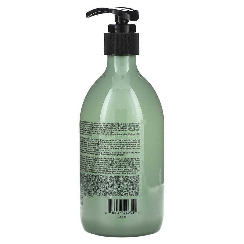 Luseta Beauty Rosemary Mint Complex, Strengthening Shampoo, For All Hair Types, 16.9 fl oz (500 ml)