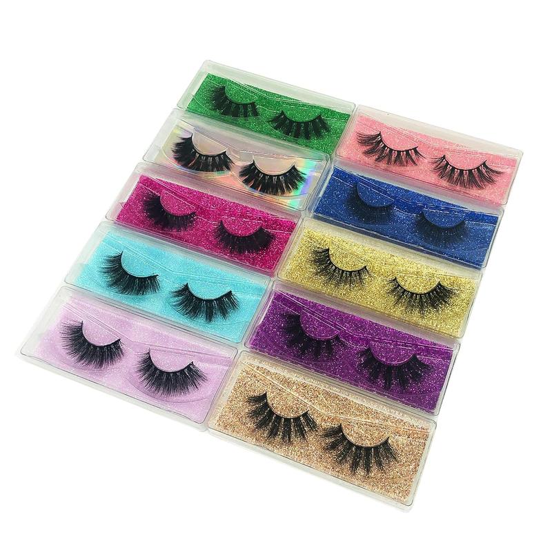 Formi False Eyelashes, 12-20mm 5D Fake Mink lashes Fuffy Natural Volume eye Lashes individual package Faux Mink EyeLashes