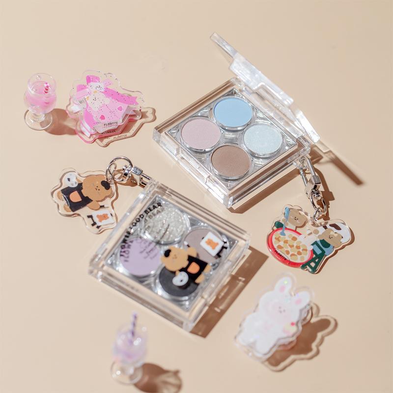 FLORTTE Flower Food Bear Four-Color Eyeshadow