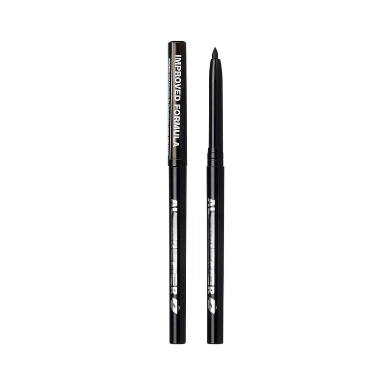 Auto Lip Liner Pencil, Long Lasting, Smooth Application Mechanical Lip Liner Pencil (Black)