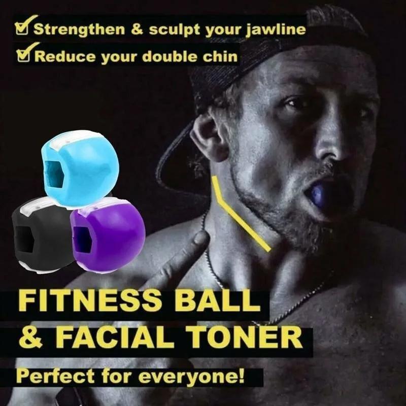 Random Color Sports Accessories Jaw Trainer, 6 Counts set Bite Ball Jaw Muscle Exercise Ball, Jaw Trainer for Men & Women, Exercise Accessories for Home Gym