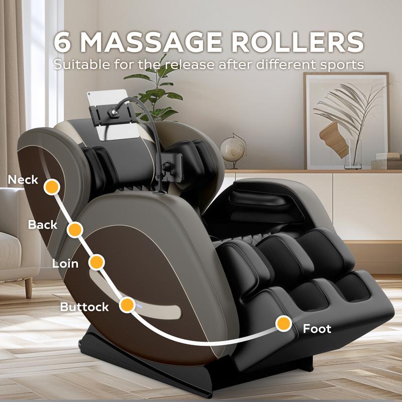 [blackfriday sale]Massage Chair Recliner with Zero Gravity with Full Body Air Pressure